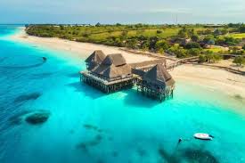 Zanzibar Stone Town with historic streets and a stunning beach view in the background
