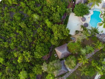 Pristine beaches and turquoise waters at Matemwe, Zanzibar.