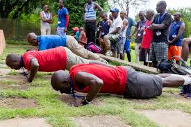 Hiker training and fitness preparation for Mount Kilimanjaro climb.